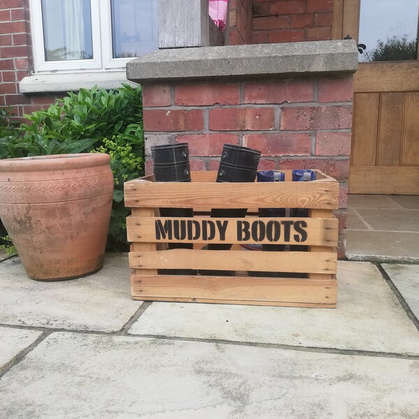 Wooden Shoe Box Storage Etsy UK