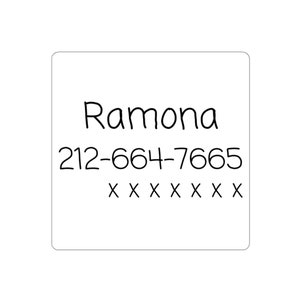 Ramonas Number Die-Cut Sticker, Scott Pilgrim Fans, Ramona Flowers Evil Exes
