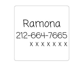 Ramonas Number Die-Cut Sticker, Scott Pilgrim Fans, Ramona Flowers Evil Exes