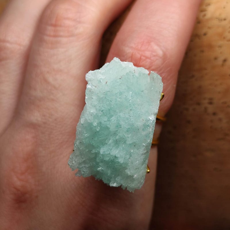 Raw Stone Ring - Etsy