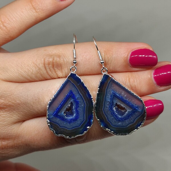 Geode Earrings - Etsy