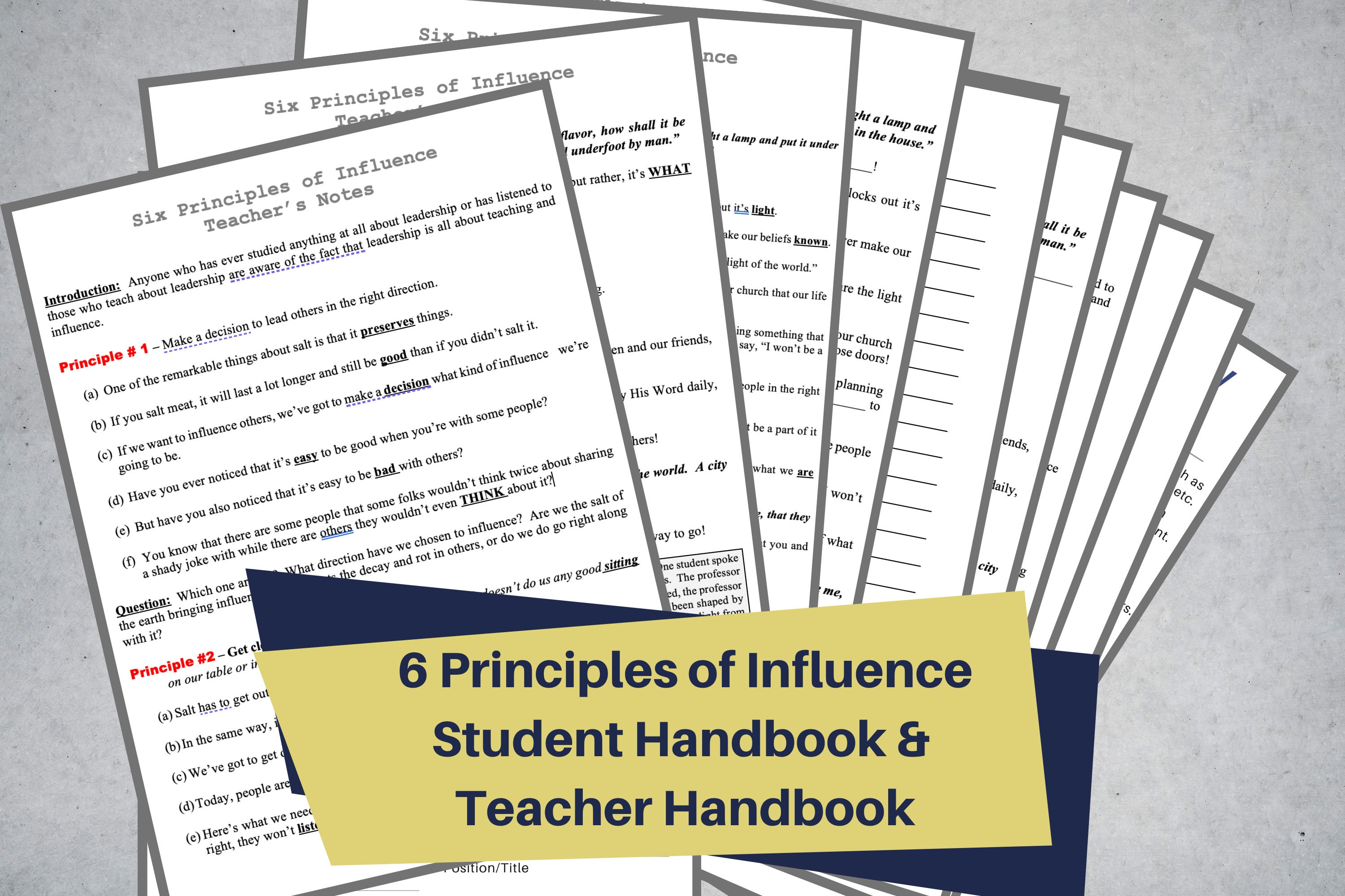 6 Principles of Influence | Digital Workshop Lessons for Pastors ...