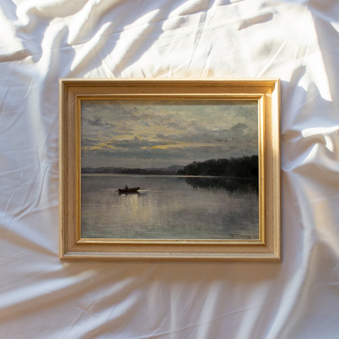 Still Waters 254 Framed Vintage Art Prints Landscape Painting Antique