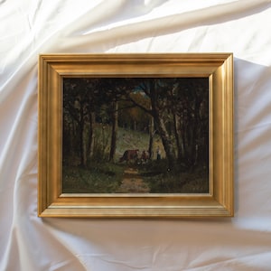 vintage art prints framed, antique replica painting, antique wall art prints, vintage wall print, vintage landscape painting, framed print