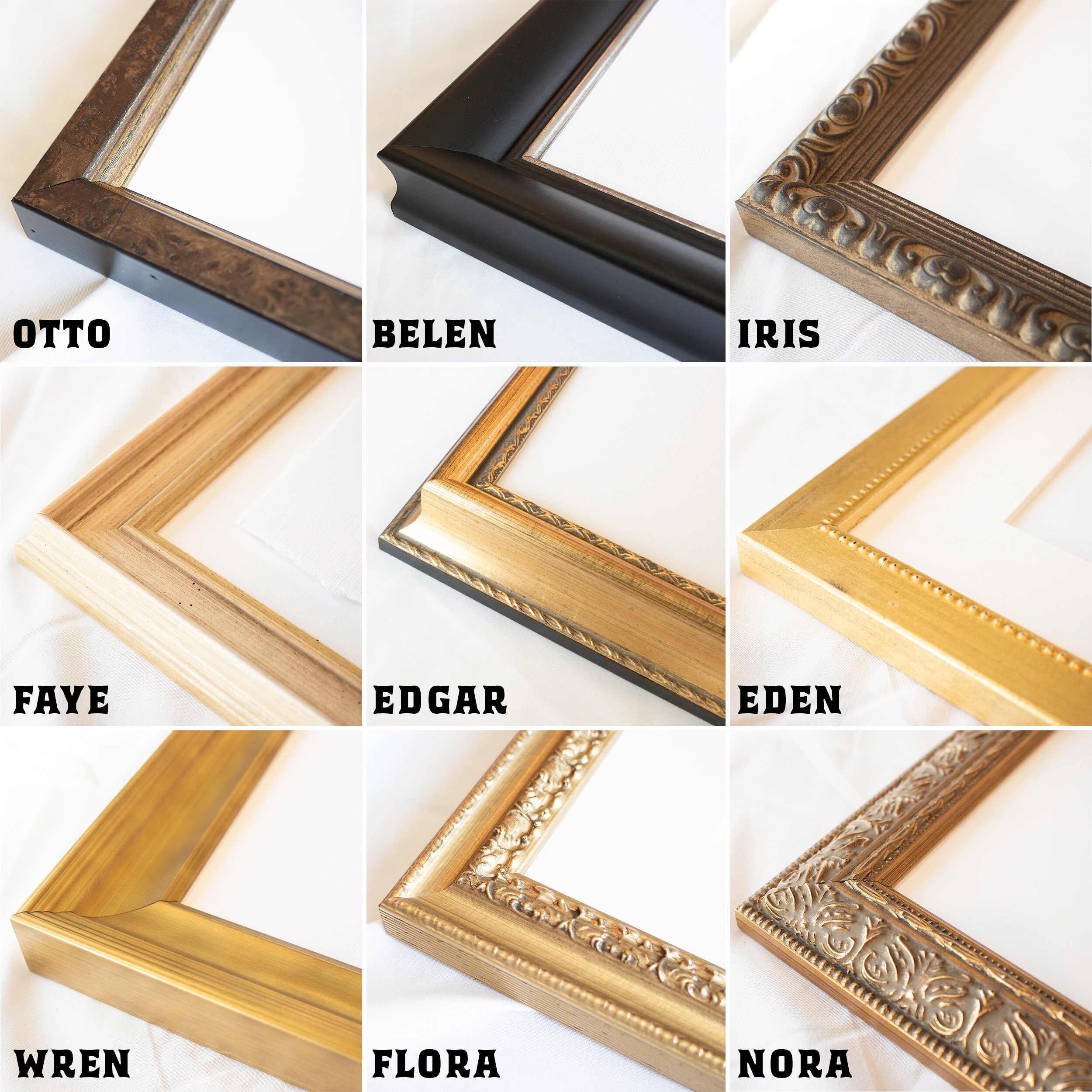 In the Garden 175 Vintage Framed Art Vintage Wall Art Etsy