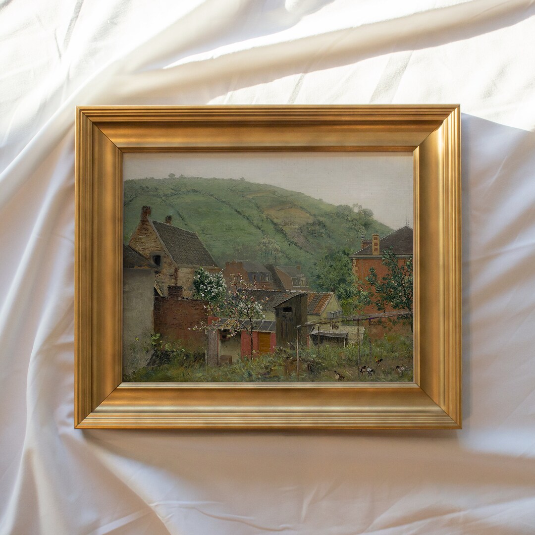 Village of Jupille 256 Framed Vintage Art Prints Landscape Painting