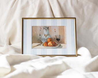 Vintage Kitchen Still Life, Trendy Kitchen Art Print, Cottagecore Prints, Vintage Framed Printed Wall Art, Interior Paintings Matted