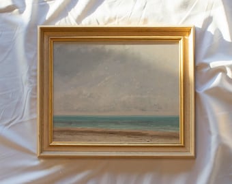 vintage calm sea painting, framed prints, antique replica painting, antique wall art prints, vintage art print, ocean art wall print