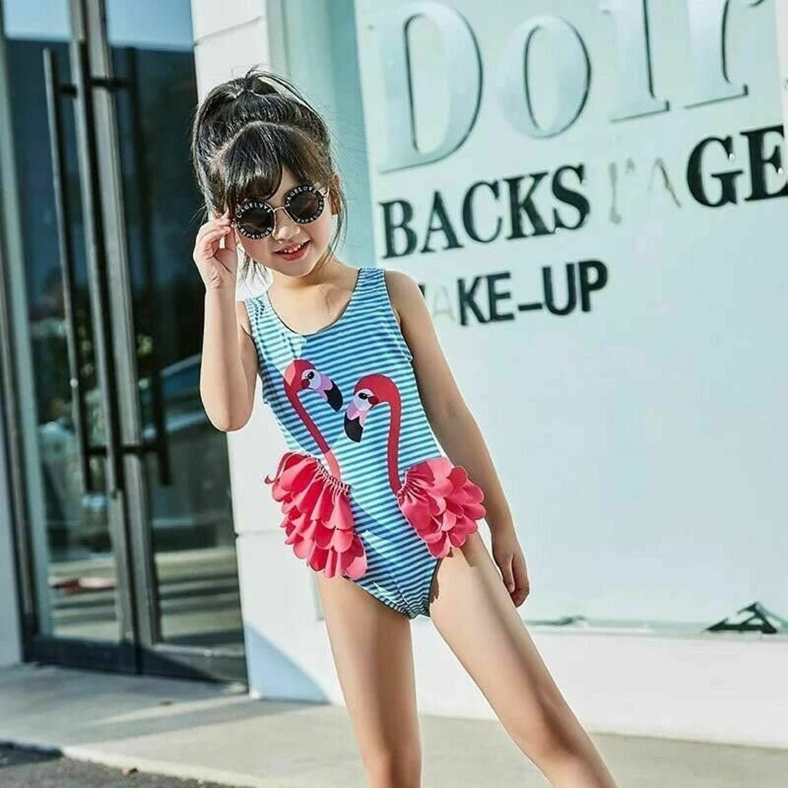 snow leopard bathing suit