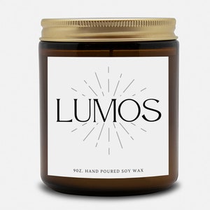 Lumos of My Life Harry Potter-themed, Valentine's Day Candle