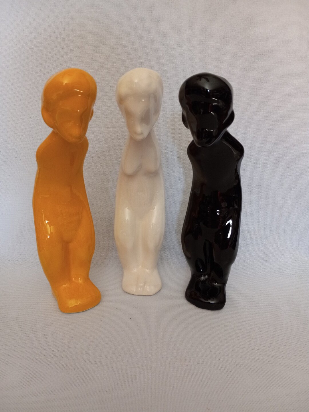 1971 Unique Human Art Form Figurines Set of 3 Etsy