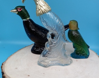 Set of Avon Bird Bottles