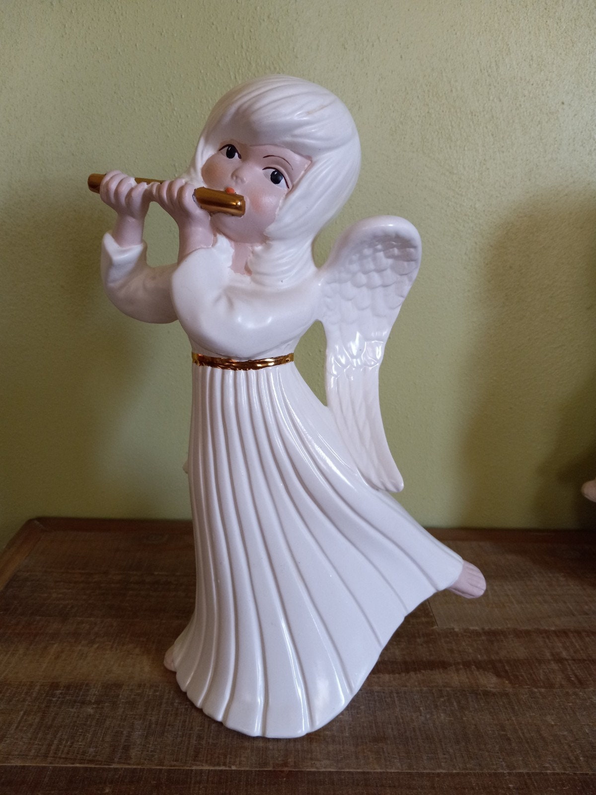 【Ostheimer】Angel with flute 笛を吹く天使 3点セット il_340x270.3828018106_8amf.jpg