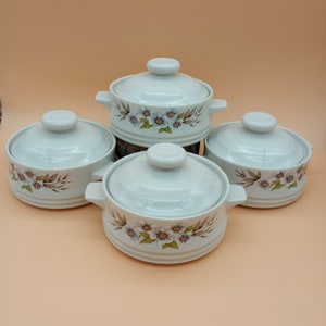 Set of 4 Heavenly Bake Serve & Store Stoneware Single Casserole Dishes