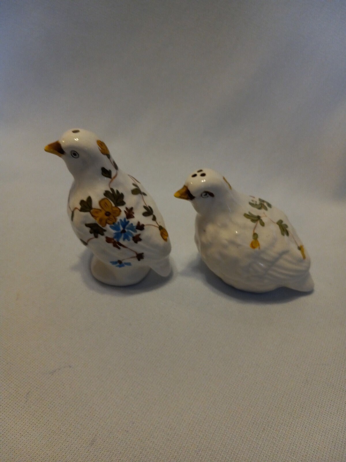 Ceramic Quail Salt and Pepper Shakers Etsy