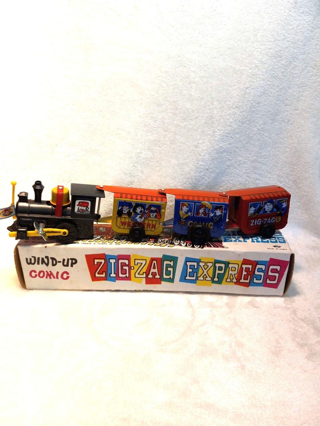 激希少MODE & MODE 1970-1979 三巻セットヴィンテージ70年代 1970's Wind up Zig Zag Express Train - Etsy