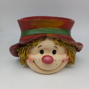 Scarecrow Planter Head, Burton & Burton