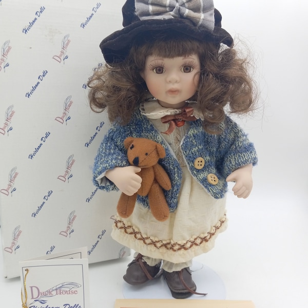 Heirloom Doll "Heather" by Duck House. 1990's #240