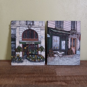 3D Wall Resin Art Plaques, Set of two