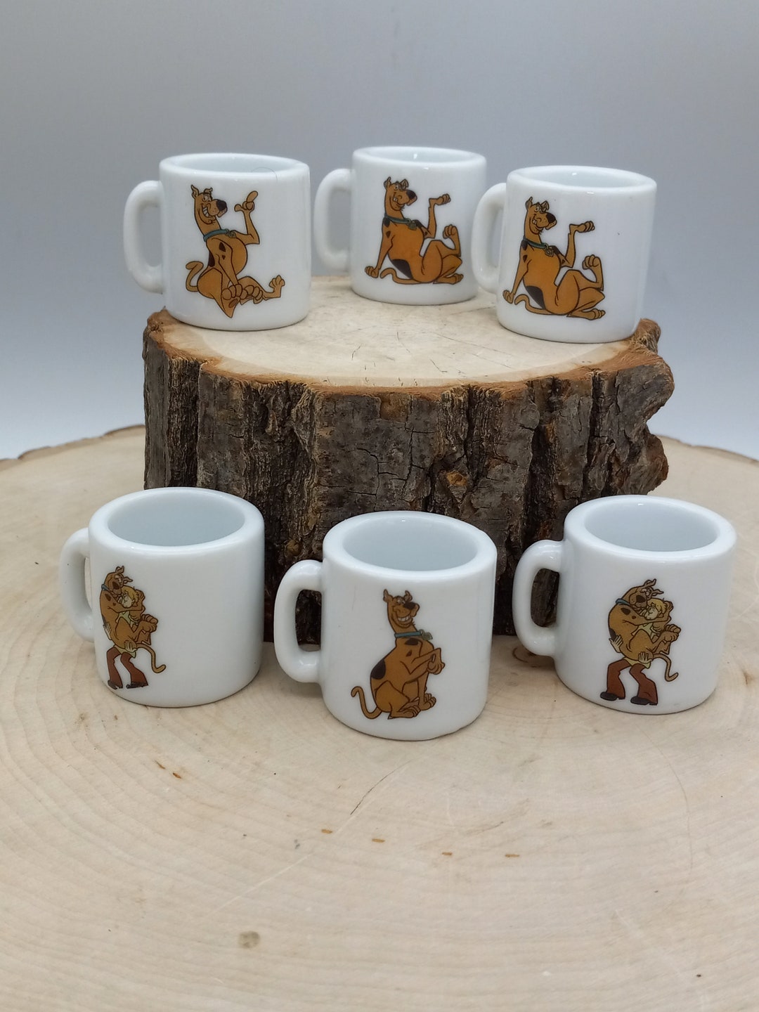 Mini Scooby Doo Cups, Set of 6 Etsy