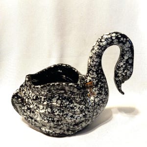 Ceramic Sequoia Ware American Bisque Swan Planter