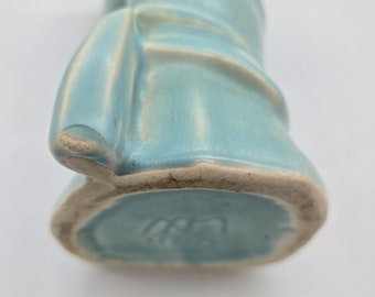 Mccoy Hand W/shell Aqua Vase, 1940 - Etsy