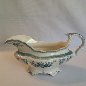 W.H. Grindley & Company England Brussels Pattern Gravy Bowl c1891