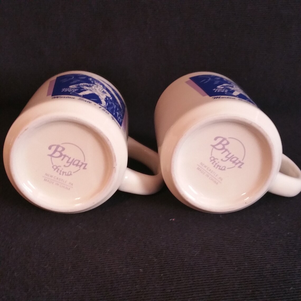 2 Vintage Morton Salt Mugs 1960's Etsy