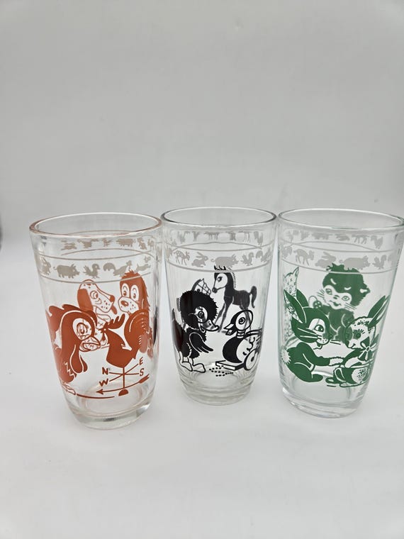 Swanky Swig Kraft Foods Jars/glasses, by Hazel Atlas Set of 3