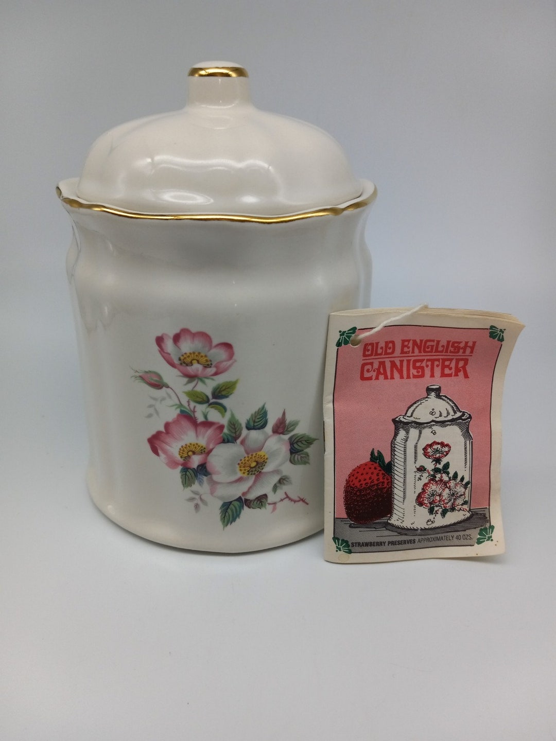 House of ster Old English Canister W/pamphlet 1970's Etsy