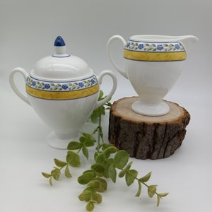 Wedgwood Mistral Creamer and Sugar bowl Tall
