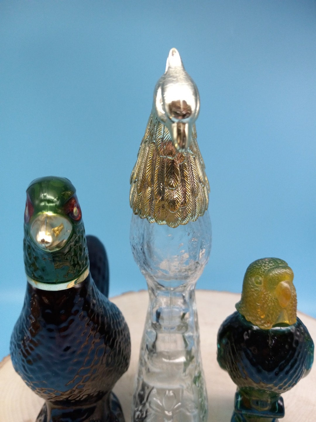 Set of 3 Avon Bird Bottles Etsy