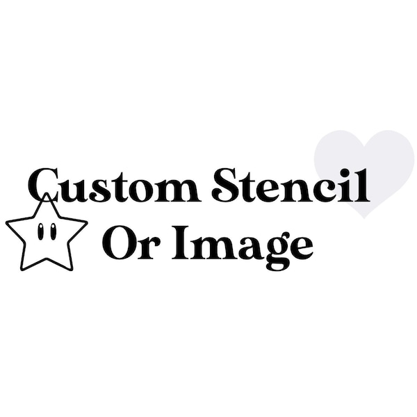 Extra Large Custom Stencils Etsy