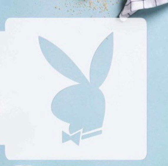 Playboy Bunny Stencil Reusable for Clothes Food Painting | Etsy