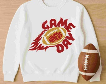 49ers Game Day SVG: Football Design (Digital Download)