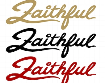 49ers Faithful SVG: San Francisco Football Team Graphic (Digital File)