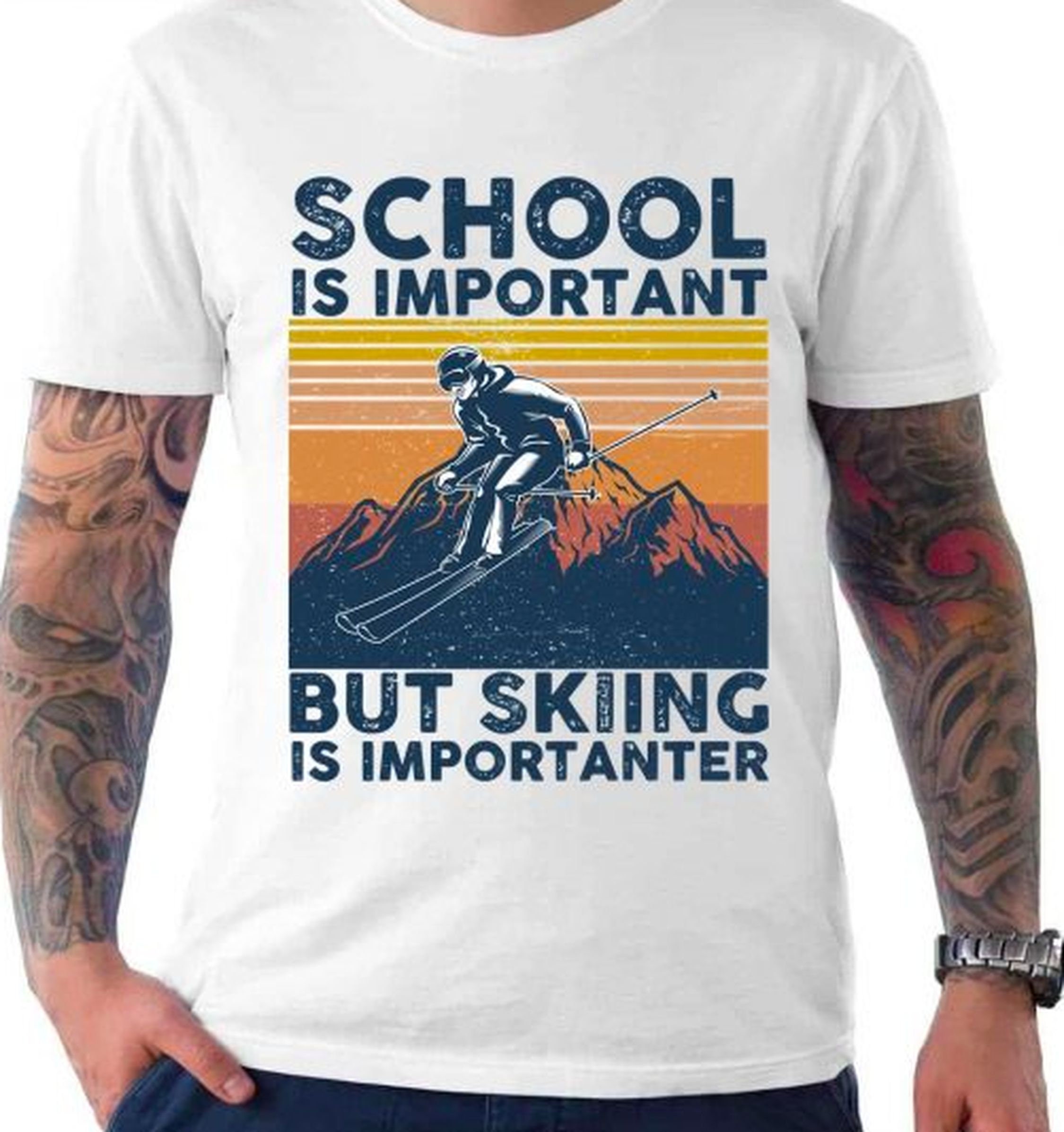 Vintage Ski T Shirt - Etsy