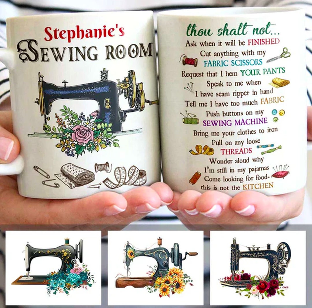 Personalized Name Sewing Room Rules in My Sewing Room Thou Etsy