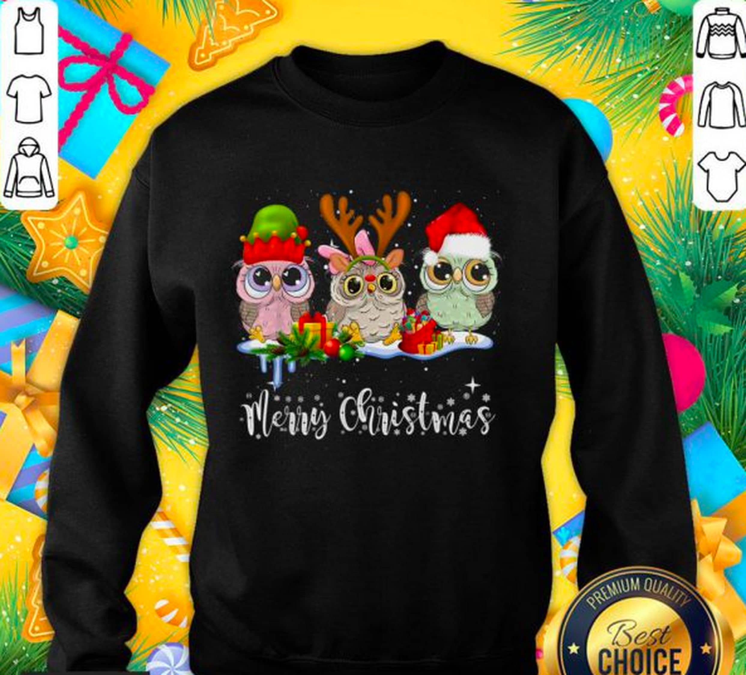 taco bell christmas premium Ugly Sweater - Owl Fashion Shop