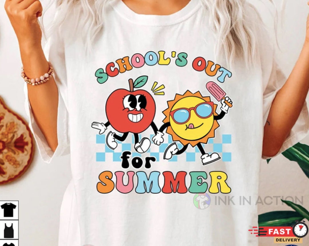 Funny Schools Out for Summer Last Day of School Tshirt Etsy