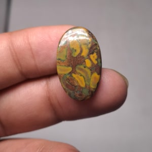 Fruit Jasper, Jasper , Natural Fruit Jasper, Jasper Cabochon, Loose Stone, Oval Shape, 22x13 MM, 12 Carat, Natural Cabochon, For Jewelry