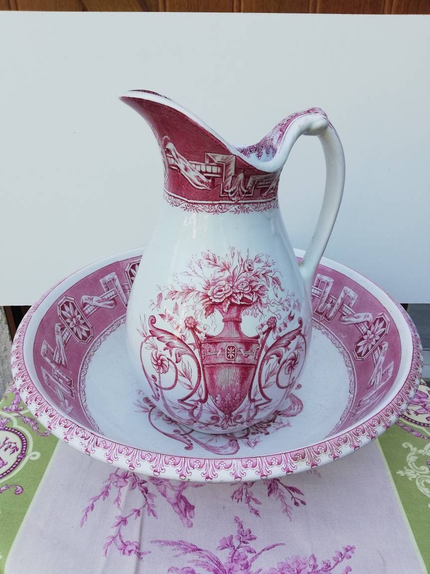 Ironstone Pitcher & Wash