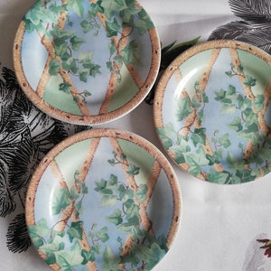 Gien Le Lierre Plates x 3
