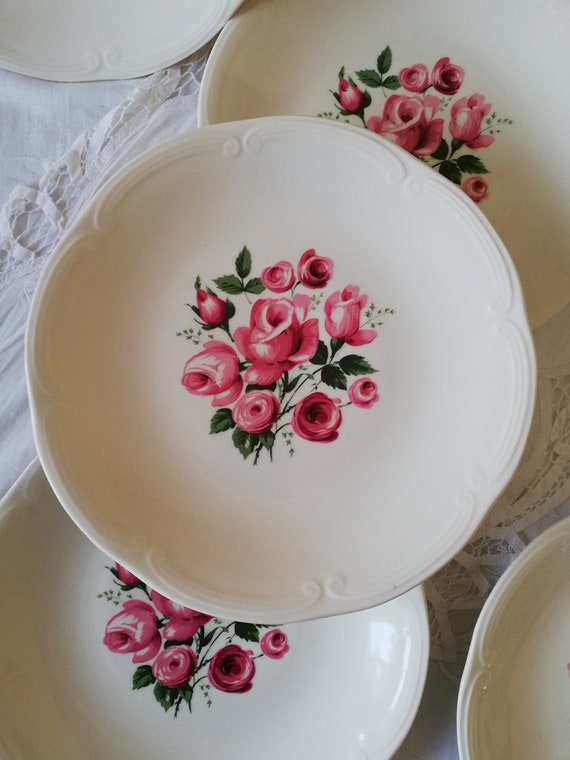 フランスアンティーク Gien フランス GIEN « BOUQUETS DE ROSES