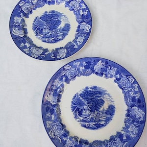 Enoch woods dish English scenes x 2