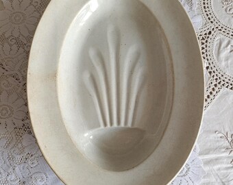 Ironstone dish Jules Vieillard Bordeaux Asparagus or Meat/ Ironstone dish Jules Vieillard Bordeaux
