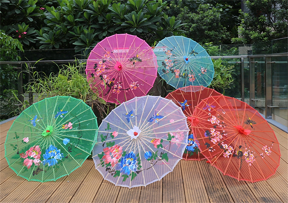 76CM Handspinning Umbrella Parasol Dance Umbrella Etsy