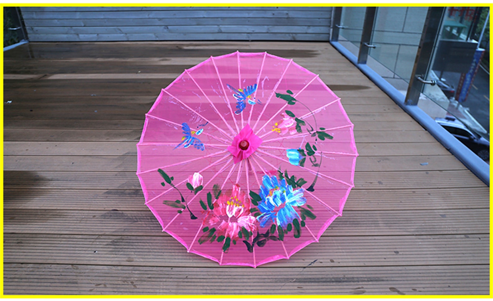 76CM Handspinning Umbrella Parasol Dance Umbrella Etsy