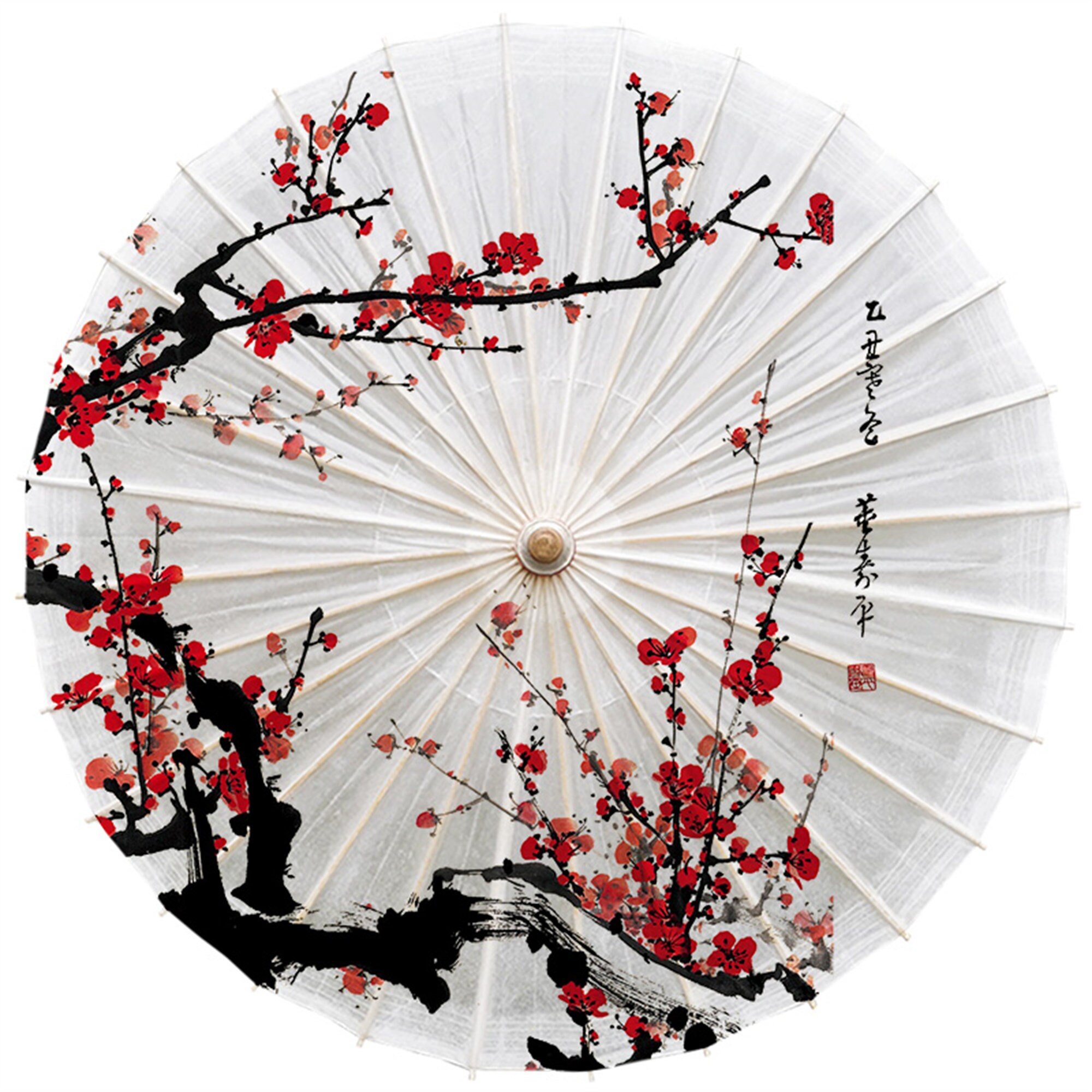 Rainproof Handmade Chinese Oil Paper Umbrella Parasol 33 Inch Etsy