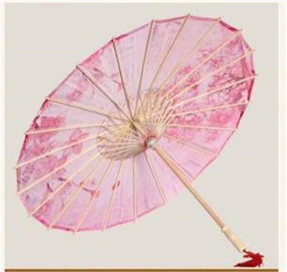 vestuario cosplay fotografía decoración y otros eventos Accesorios Paraguas y accesorios para la lluvia Estilo chino 33/39 pulgadas Tassel Oil Papel Paraguas Parasol para fiesta de bodas 